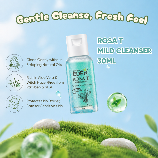 Rosa T Mild Gel Cleanser 30ml Trial Size