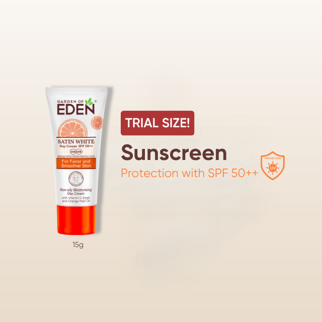 Satin White Day Cream SPF 50++ 15g Trial Size
