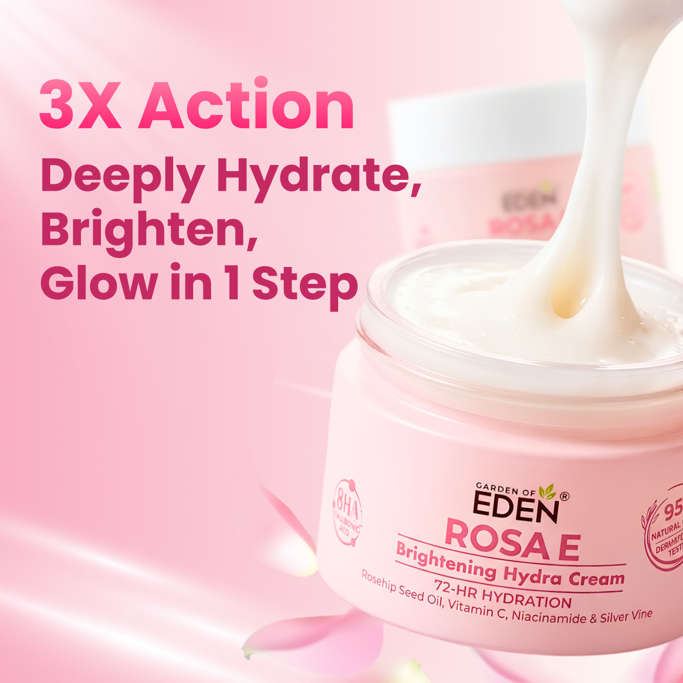 Rosa E Brightening Hydra Cream 50g