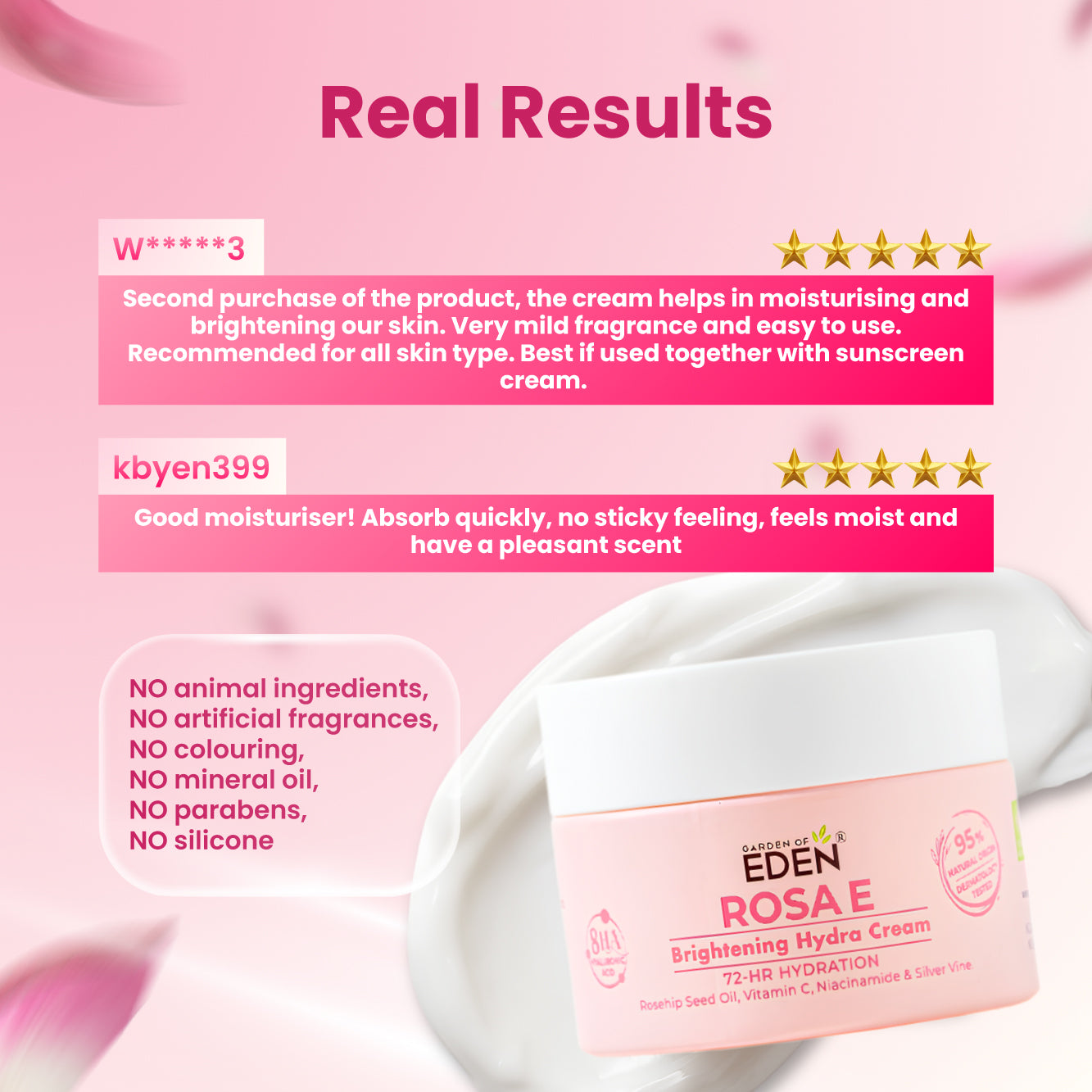 Rosa E Brightening Hydra Cream 50g