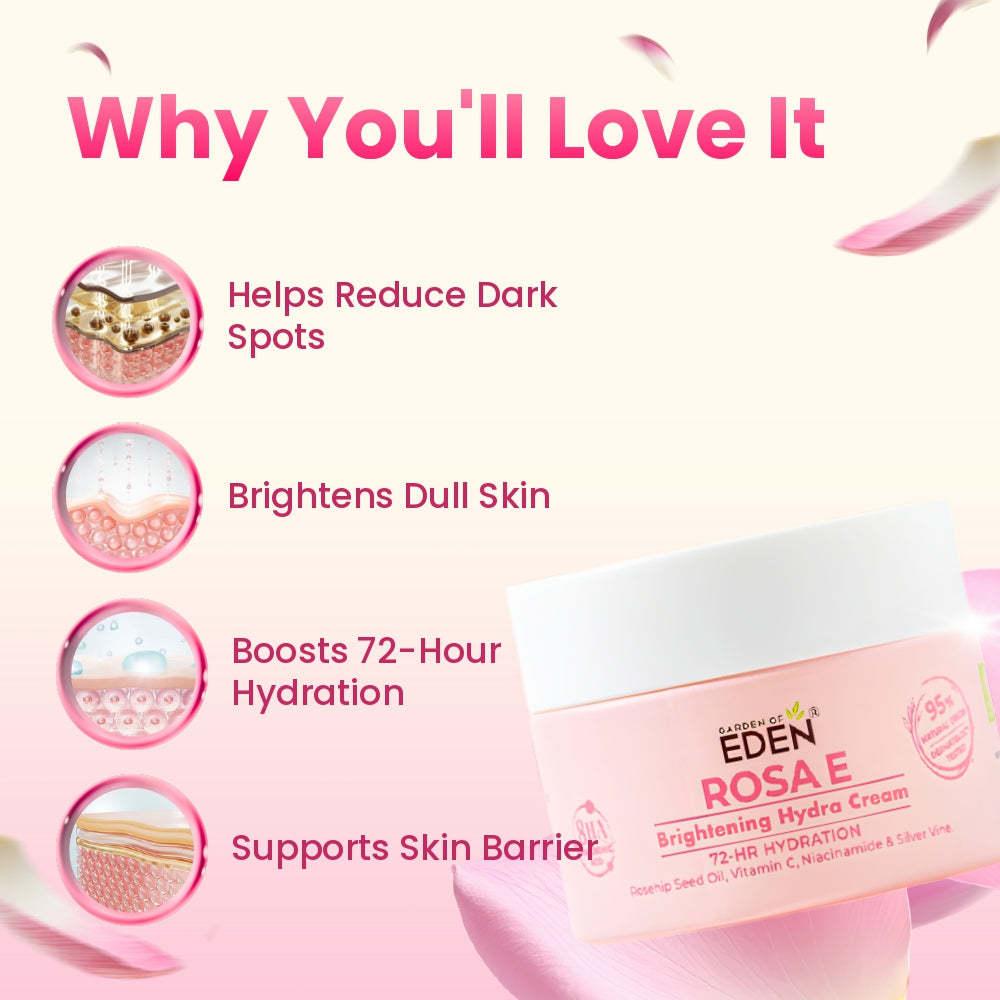 Rosa E Brightening Hydra Cream 50g