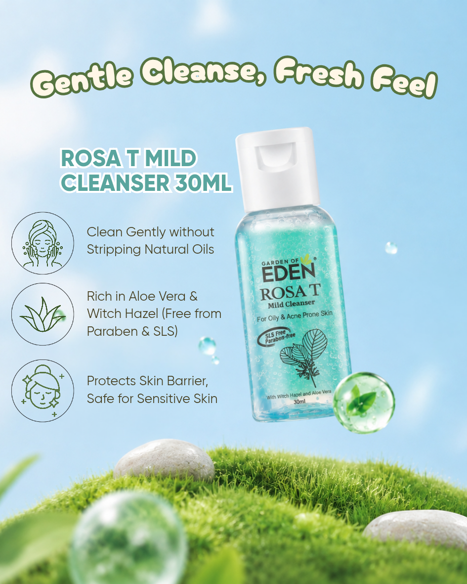 Rosa T Mild Gel Cleanser 30ml Trial Size